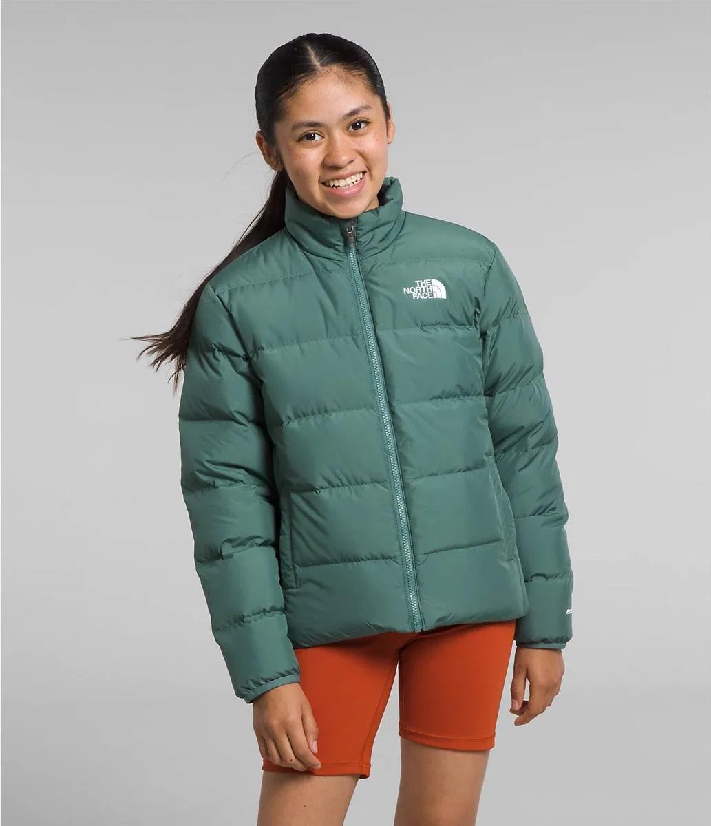 Куртка утепленная с капюшоном North Down Reversible The North Face, Dark Sage