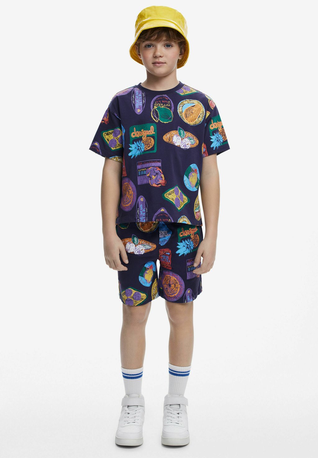 

Футболка с принтом SHORT-SLEEVE Desigual, синий