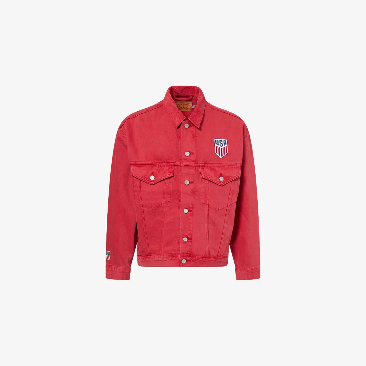 Джинсовая куртка-тракер levi's x world cup usa soccer type iii Levis, мультиколор