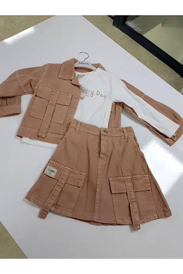 Детский комплект для новорожденных льняной Kitty, Beige