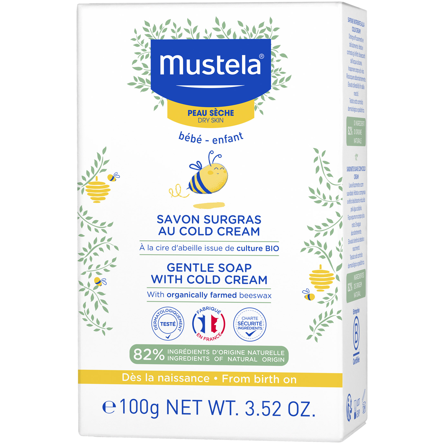 Mustela Cold Cream мыло, 100 г - фото