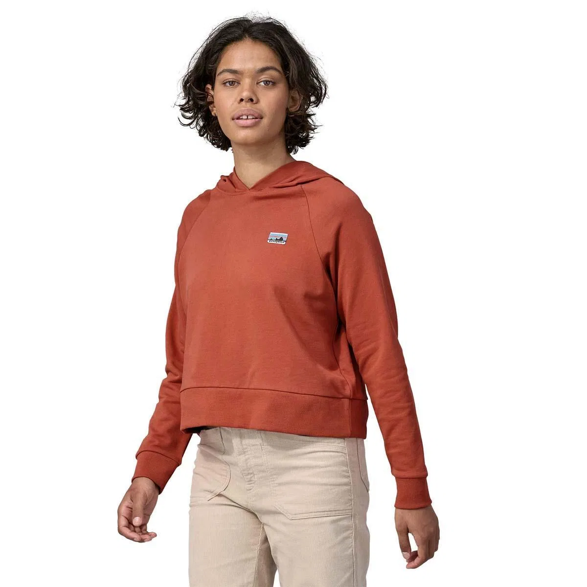 Худи с капюшоном из органического хлопка Essential Hoody Patagonia, Burl Red