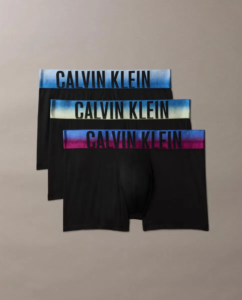 Комплект из 3 боксерских трусов - Calvin Klein - черные