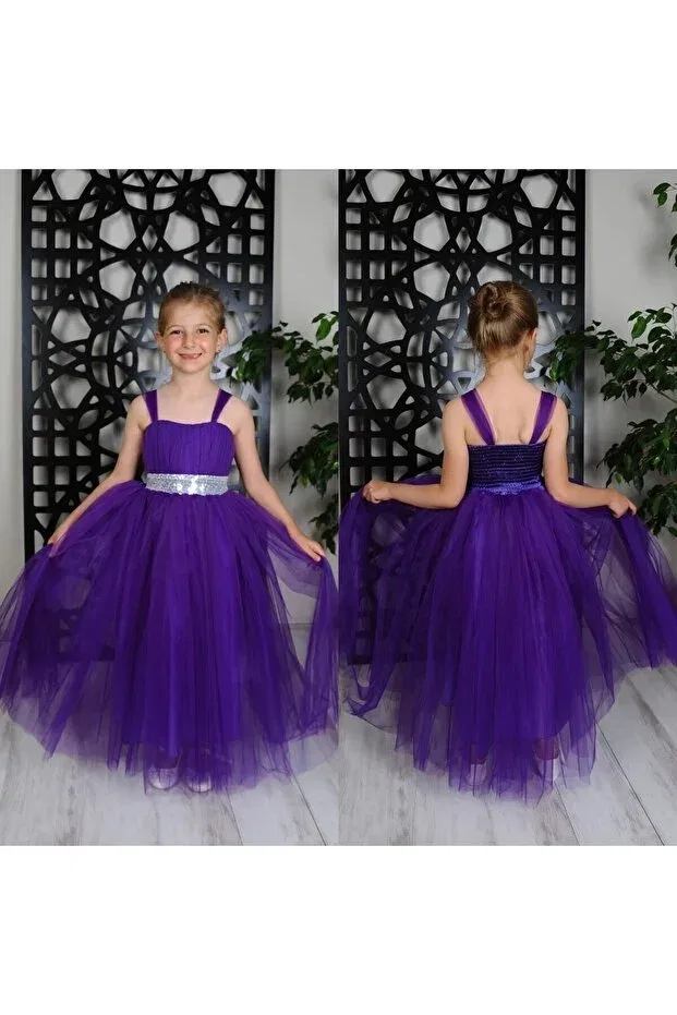 Детское платье для девочек хлопковое Kt Pera Baby, Purple