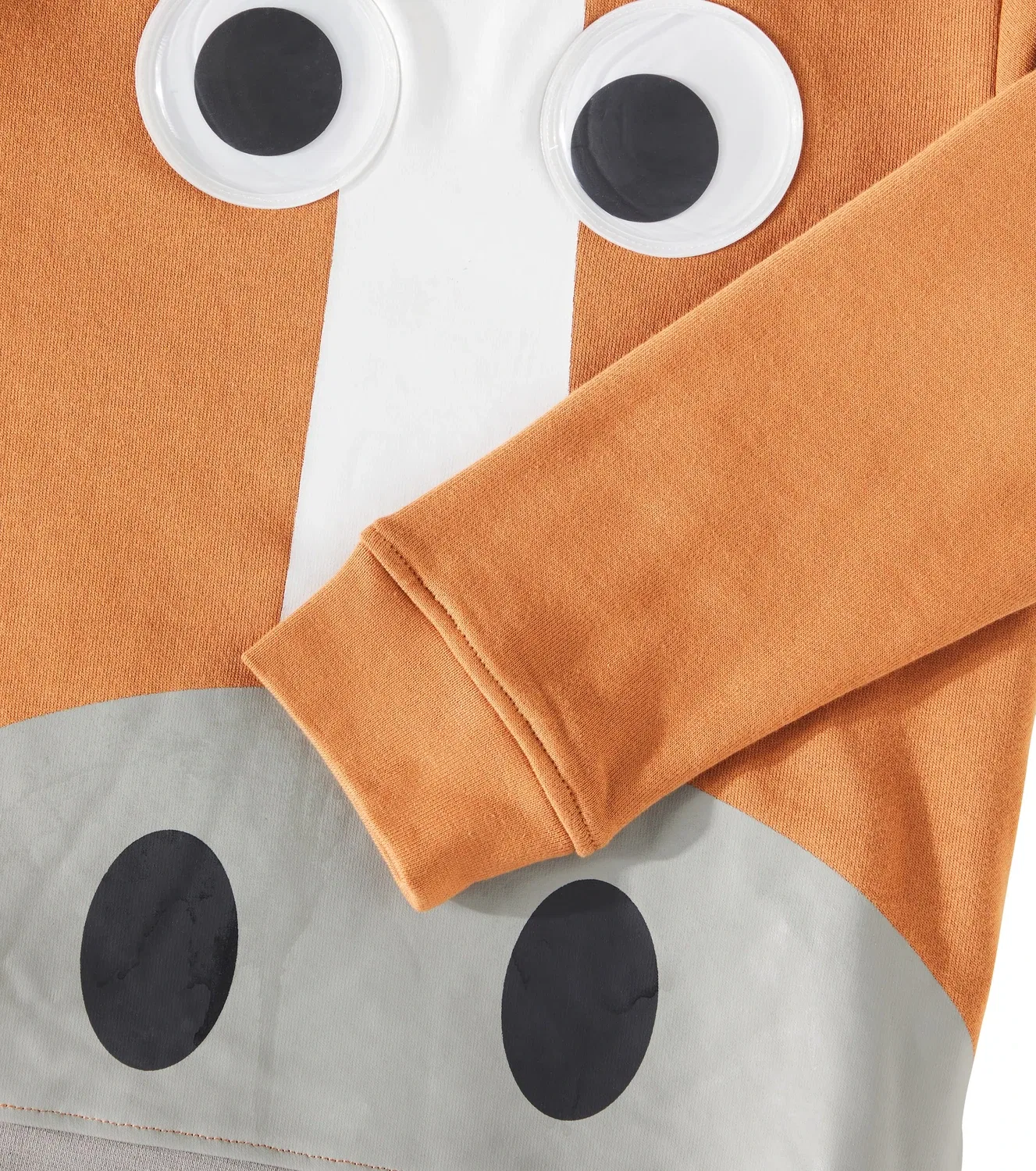 Свитшот из флиса с принтом Stella Mccartney Kids, коричневый — фото 2