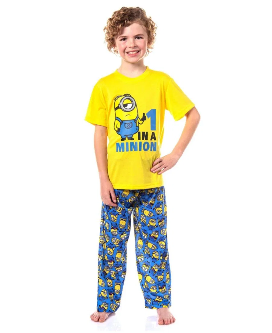 Детская пижама One In A Minion, с принтом Minions, Yellow