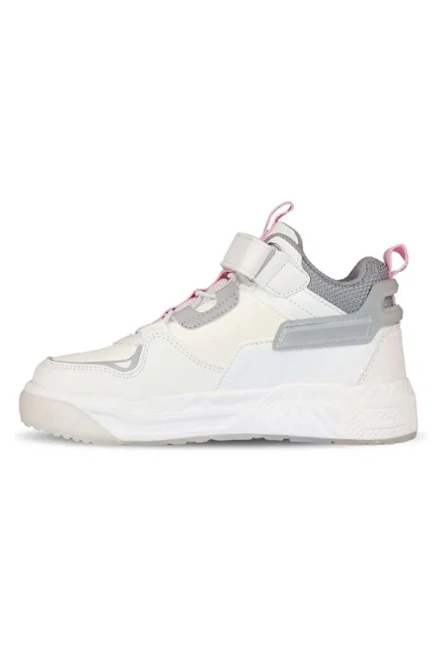 Детские ботинки для девочек на плоской подошве Martis light girl preschool white boots Vicco, White — фото 2