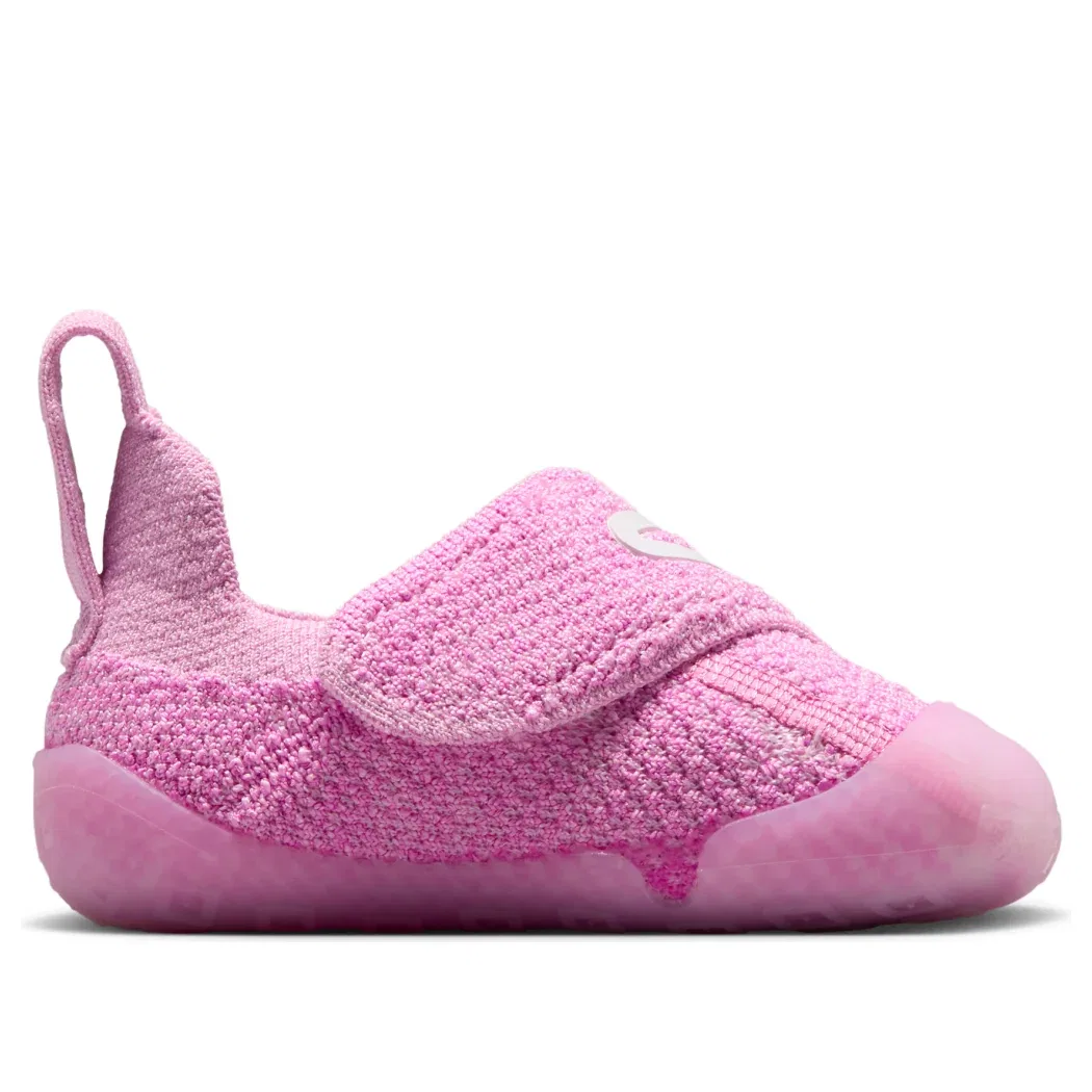 Детские кроссовки с трикотажным верхом Swoosh 1 'Pink Rise' Nike, Pink Rise/Playful Pink/Light Soft Pink/Sail — фото 2