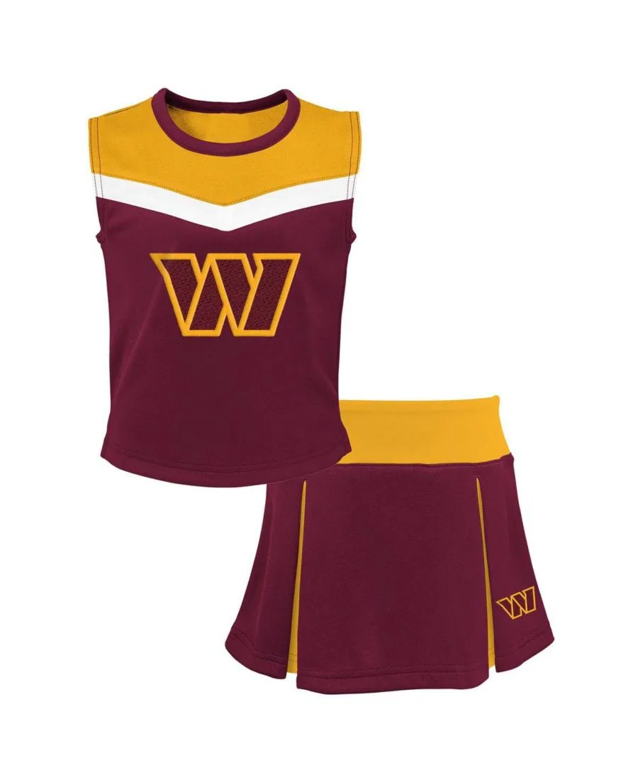 Комплект из топа и юбки для болельщицы Washington Commanders Outerstuff, Burgundy