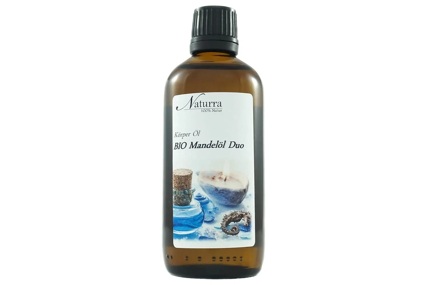 Масло для тела Organic Almond Oil Duo, Naturra, 100 мл, с маслом граната