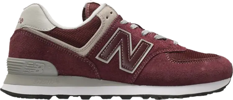 

Кроссовки New Balance 574, бордовый/серый