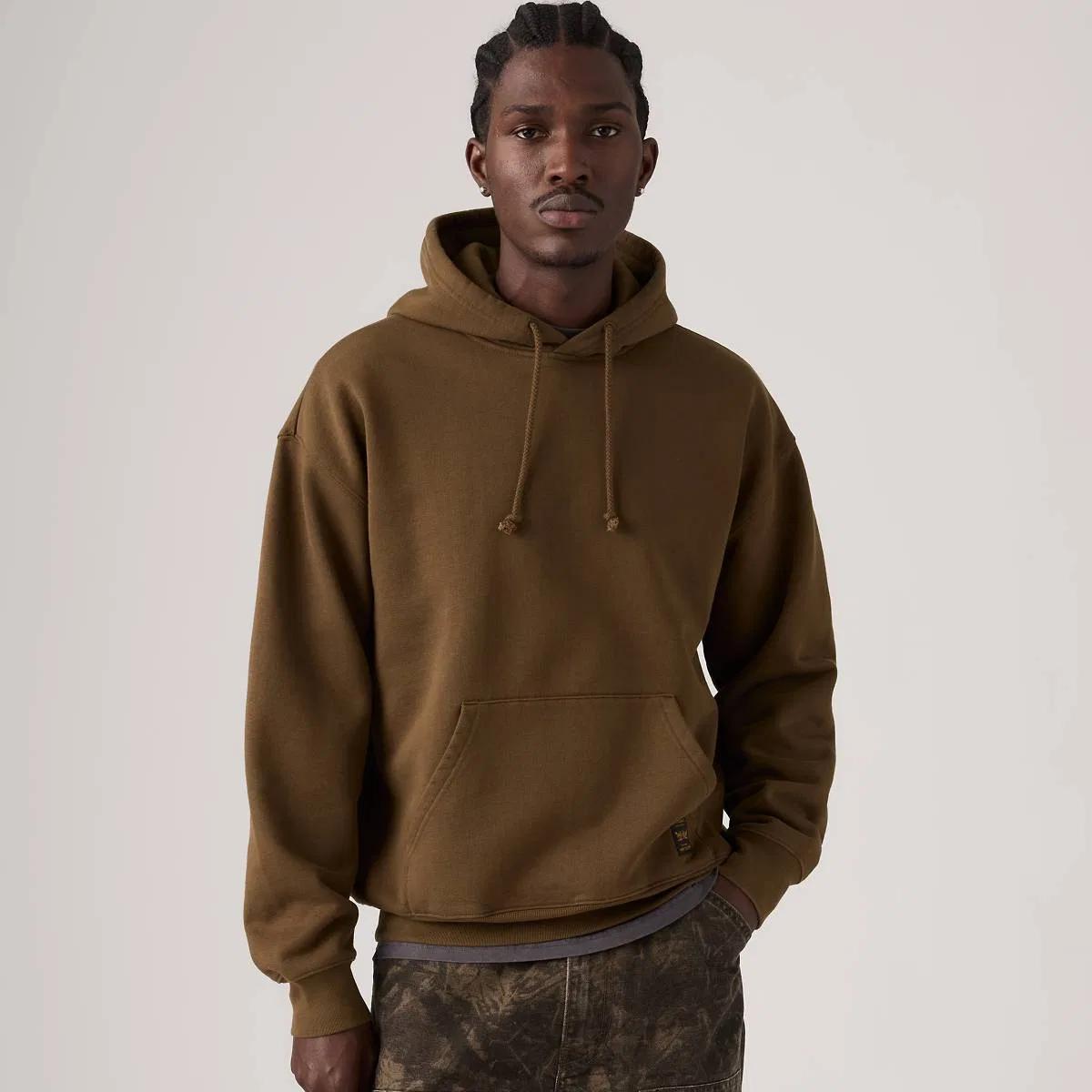 Рабочая толстовка с капюшоном Levi's, Desert Palm - Brown