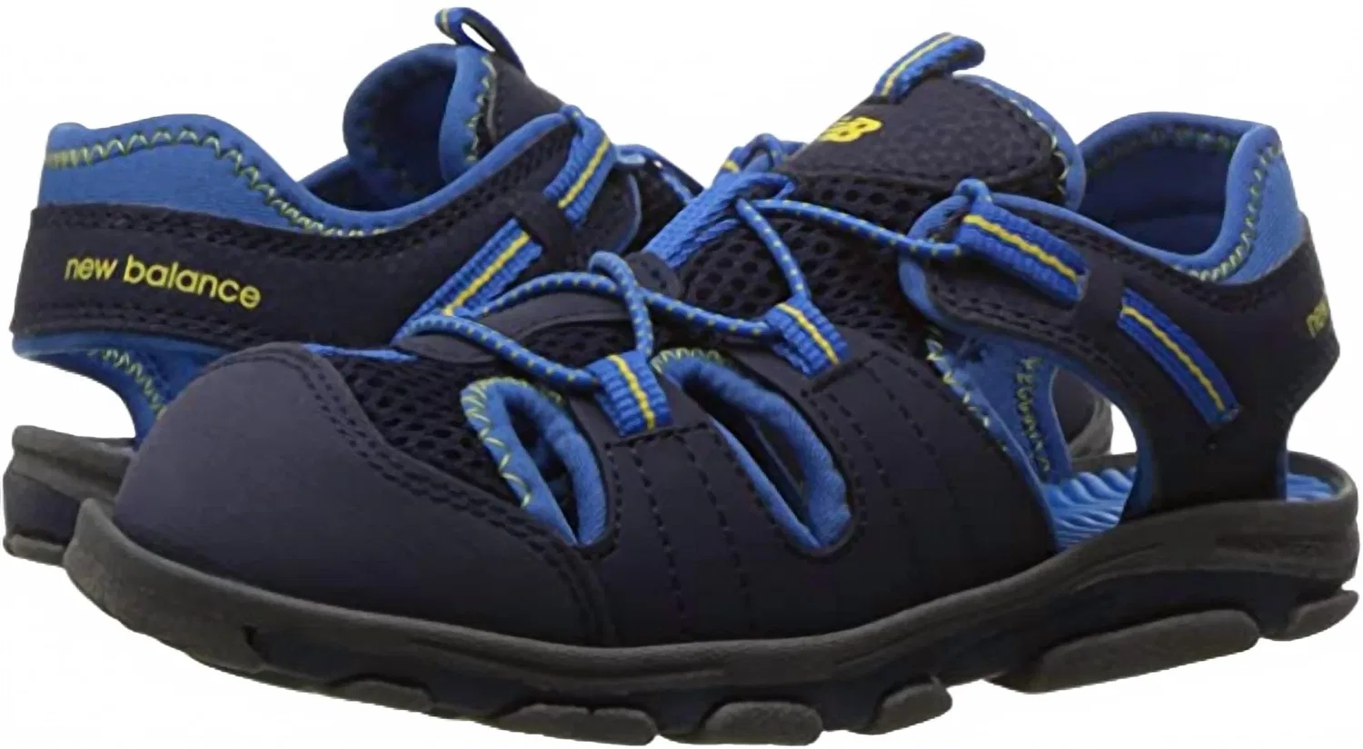 Детские сандалии с закрытым носом для мальчиков New Balance, Navy/Blue — фото 2
