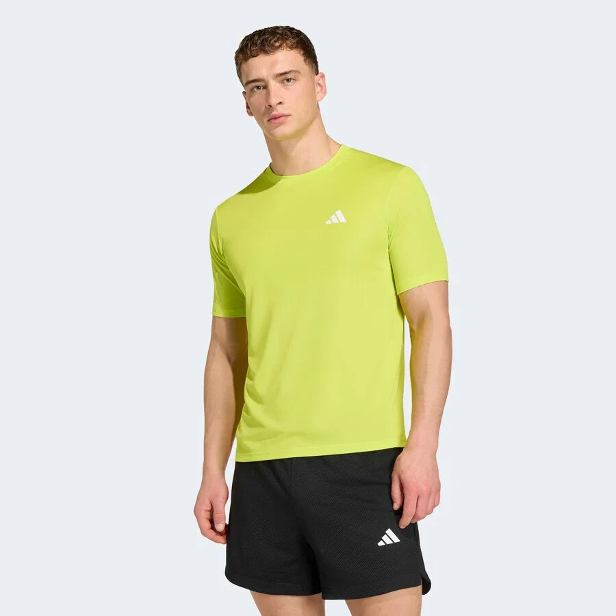 Футболка ADIDAS PERFORMANCE Performance Shirt 'WE' желтого цвета — фото 3