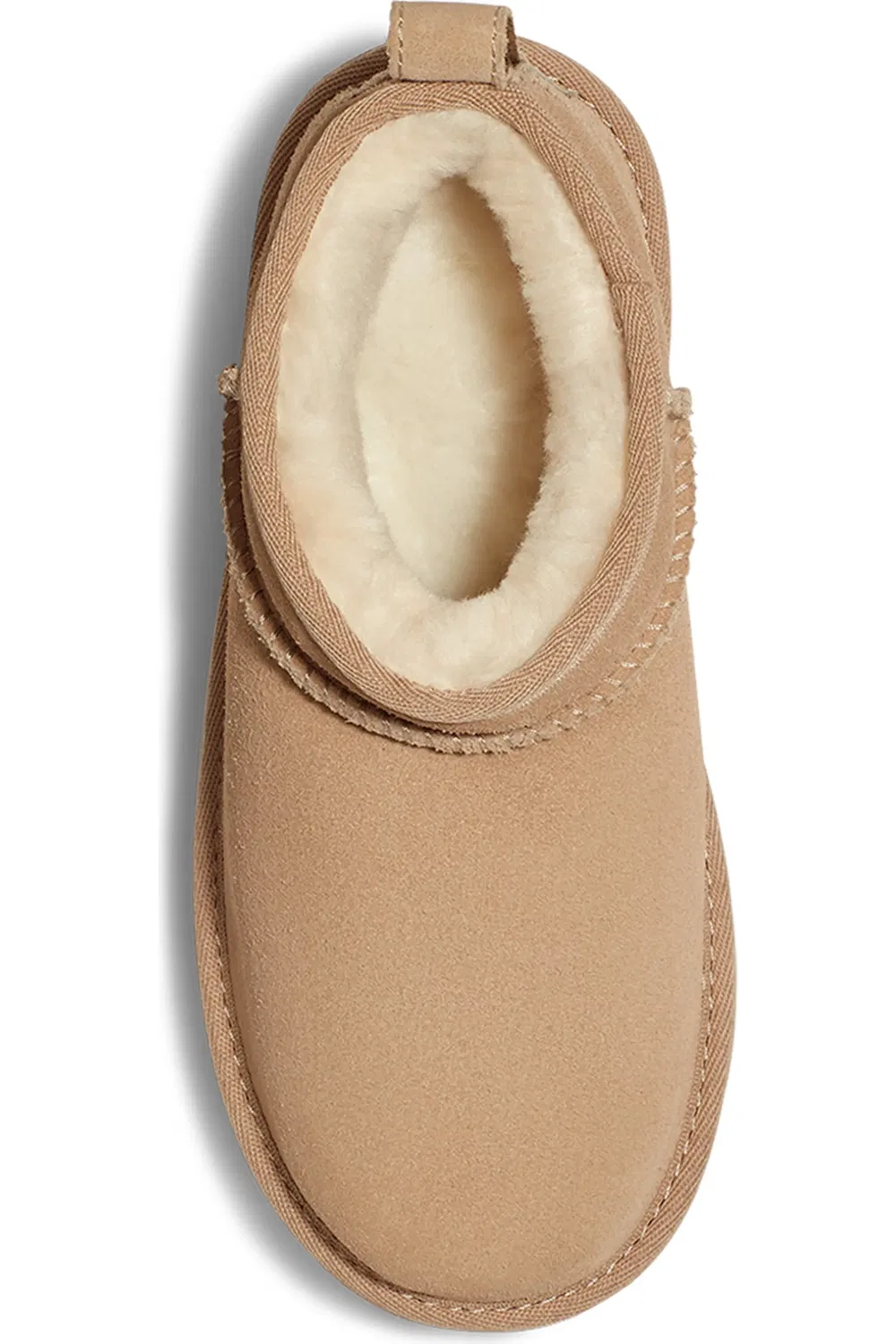 Детские ботинки на платформе Classic Ultra Mini Platform UGG, Sand — фото 4