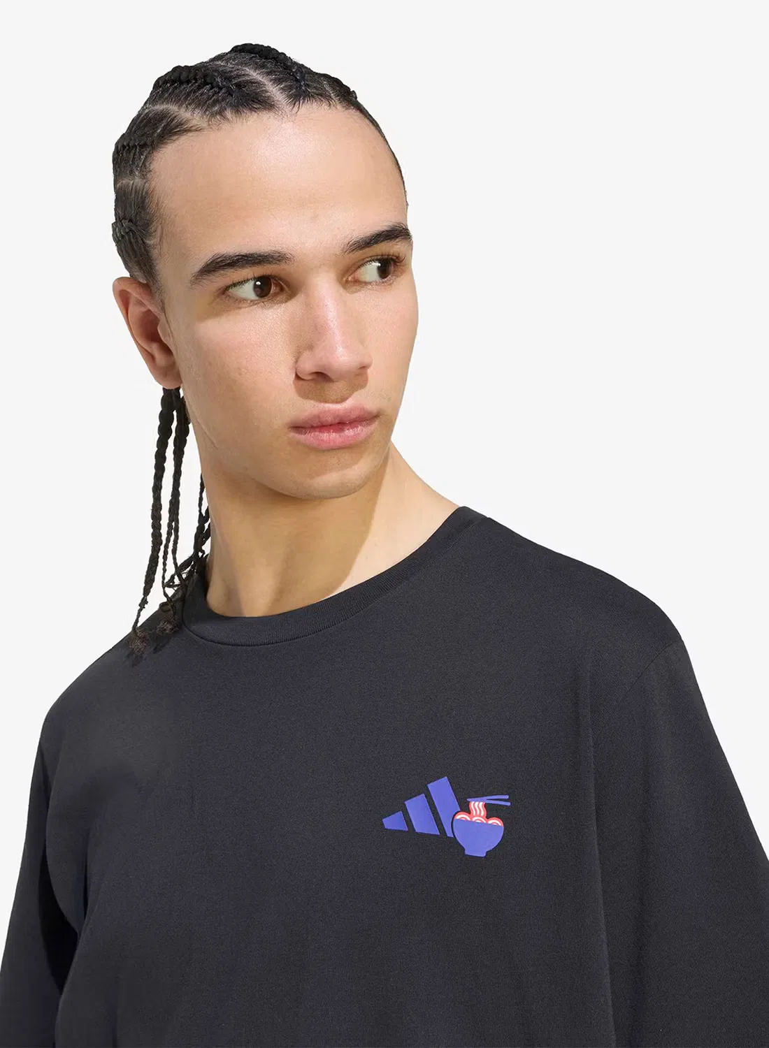 Футболка с принтом Ramen graphic Adidas, черный — фото 3