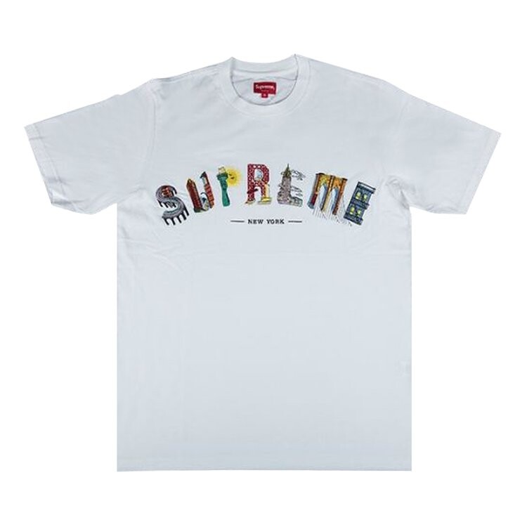 

Футболка Supreme City Arc Tee 'White', белый