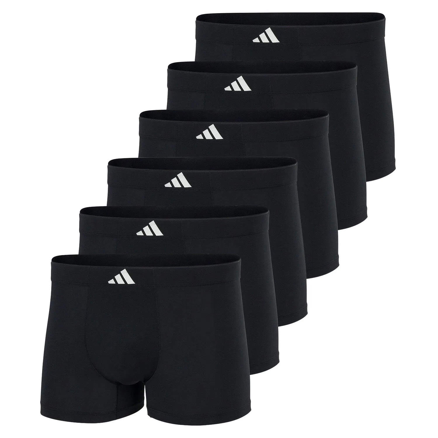 Мужские боксеры с логотипом Adidas, Черный