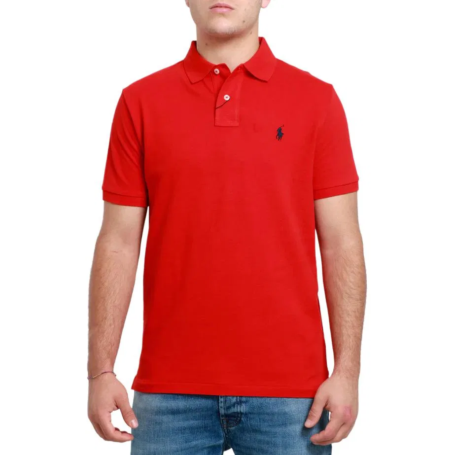 Поло с логотипом, Polo Ralph Lauren, Red — фото 4