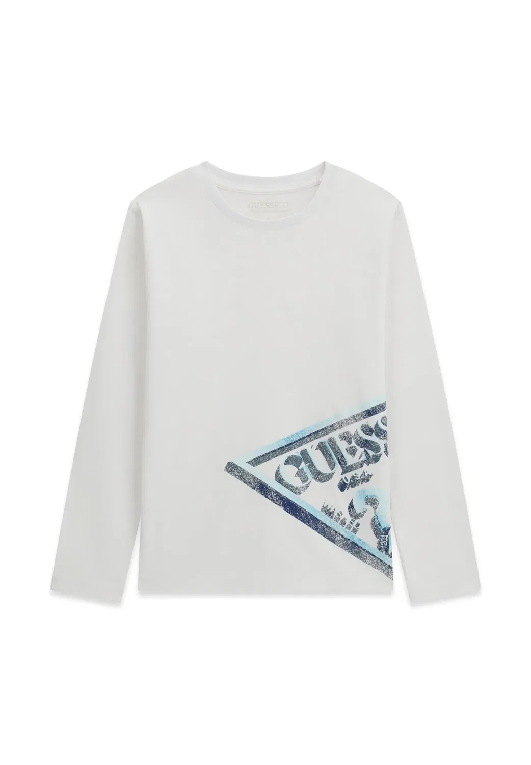 Футболка с длинными рукавами и логотипом Ls, унисекс Guess, Pure White