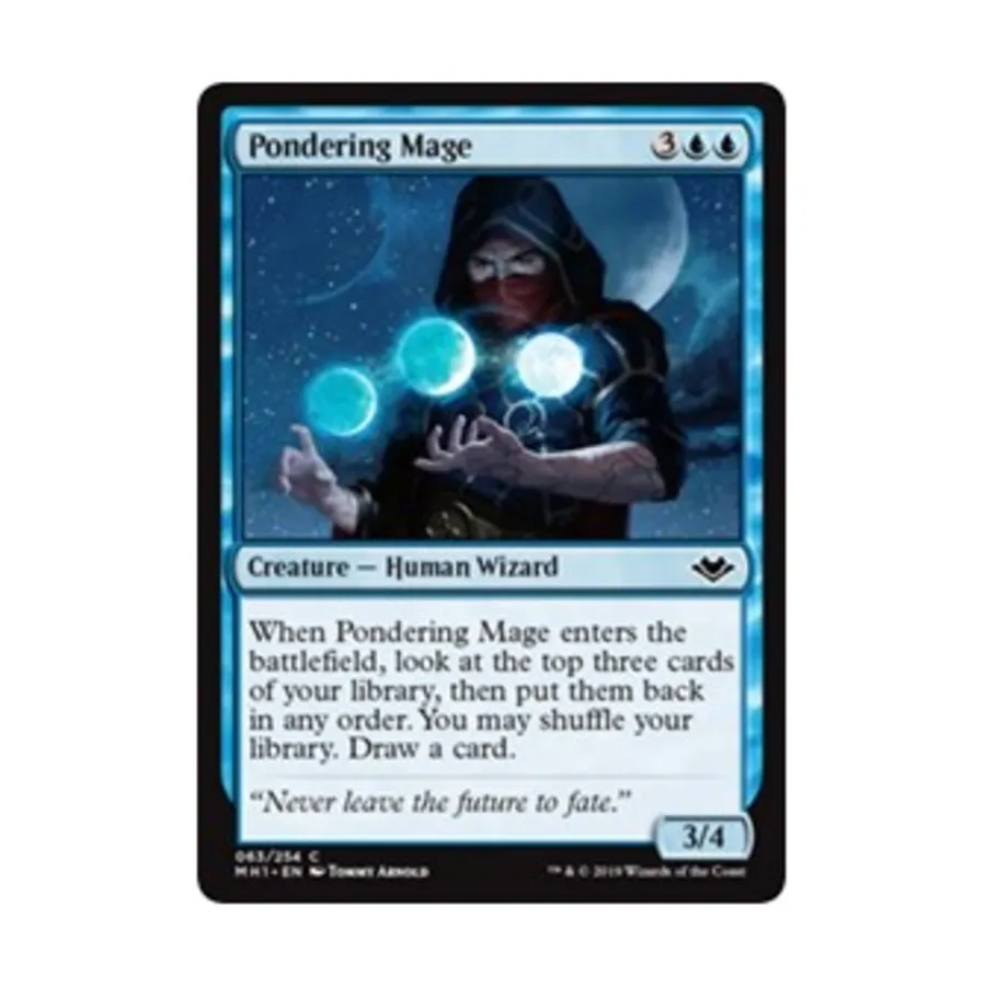 

CCG Раздумывающий маг (С) (Фольга), MTG - Modern Horizons