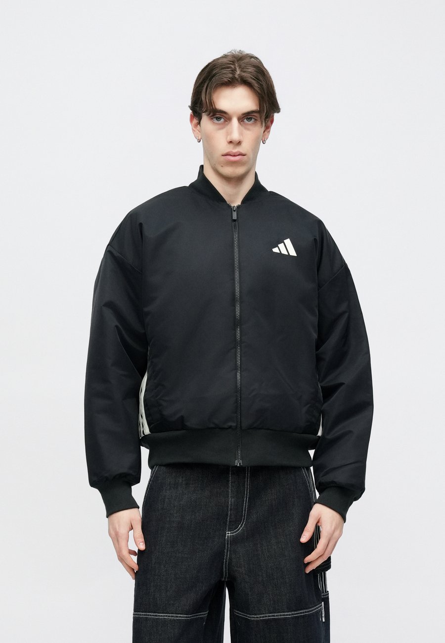 Куртка Adidas Originals STADIUM, Black/Off-White/Black — фото 4