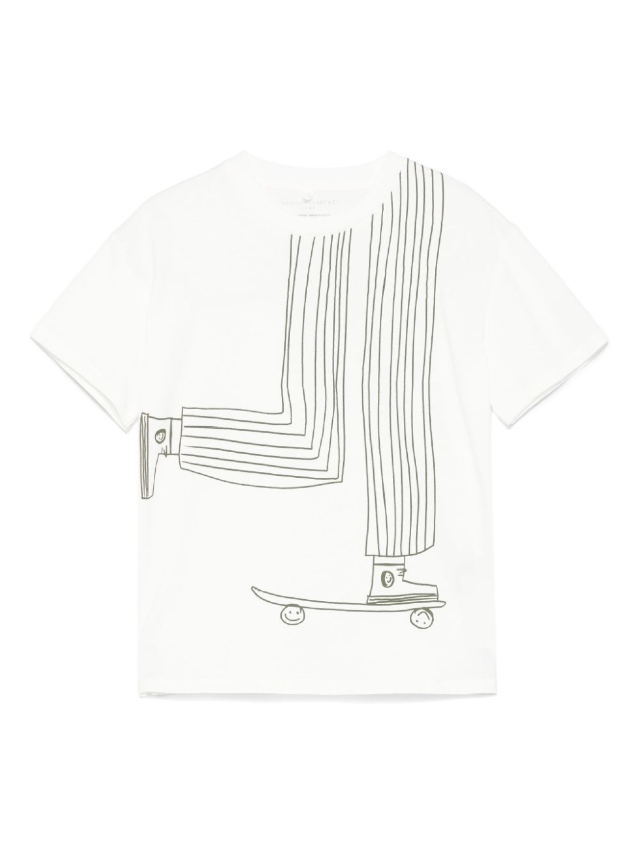

Stella McCartney Kids футболка с графичным принтом, белый