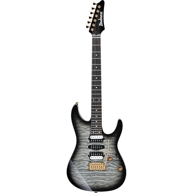 

Электрогитара Ibanez 2022 AZ42P1QM AZ Premium Electric Guitar - Black Ice Burst