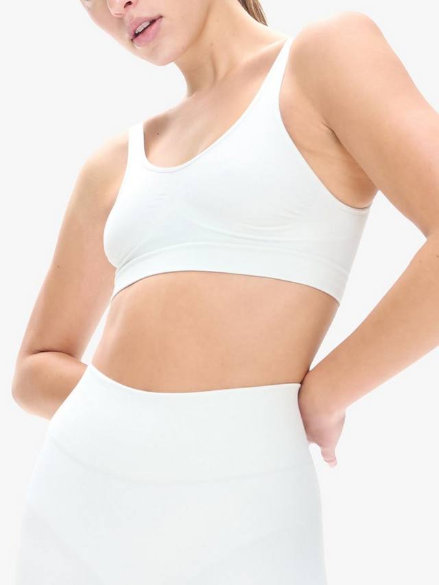 

Контурный бесшовный бралетт Heist, Cloud White