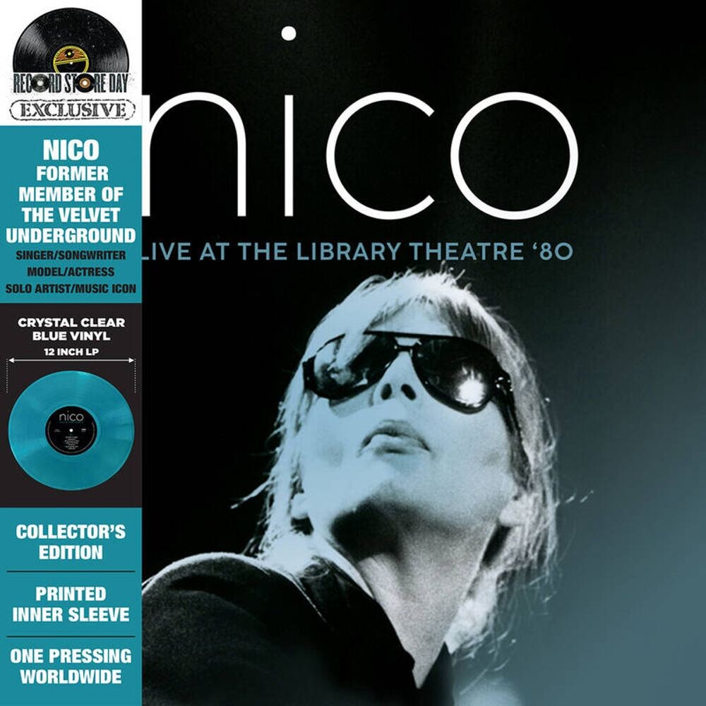 

Виниловая пластинка LP Live At The Library Theatre '80 [Record Store Day Blue Vinyl] - Nico