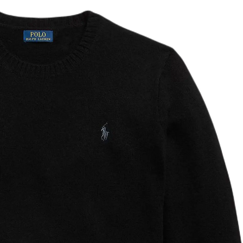 Свитер с логотипом Polo Ralph Lauren, polo черный — фото 4