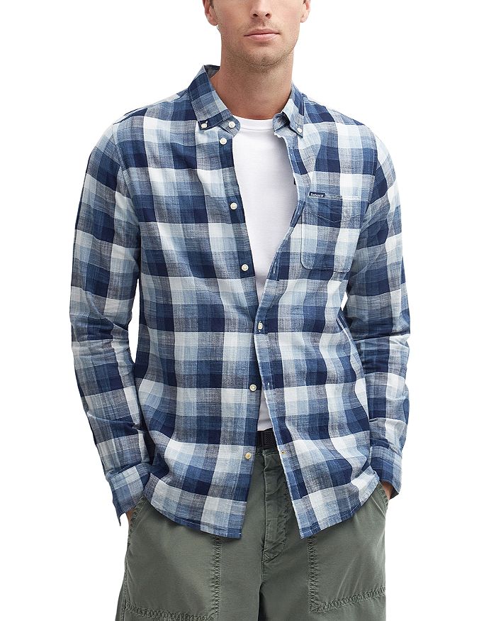 

Рубашка Hillroad Tailored Barbour, синий
