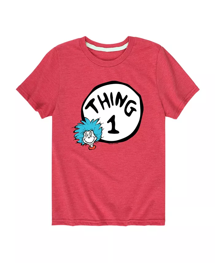 

Футболка с принтом Thing 1 для мальчиков Dr. Seuss, красный
