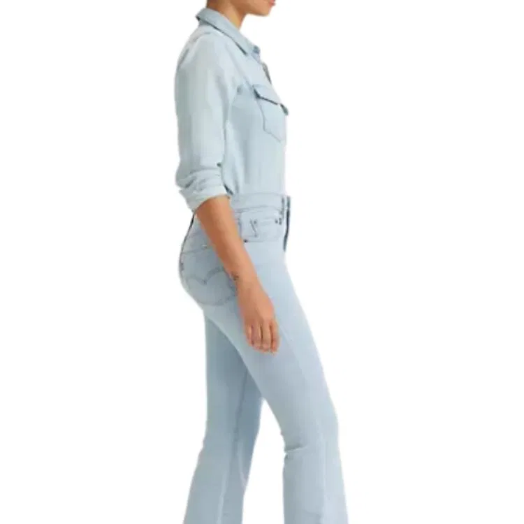 Джинсы Light Blue Levis — фото 4