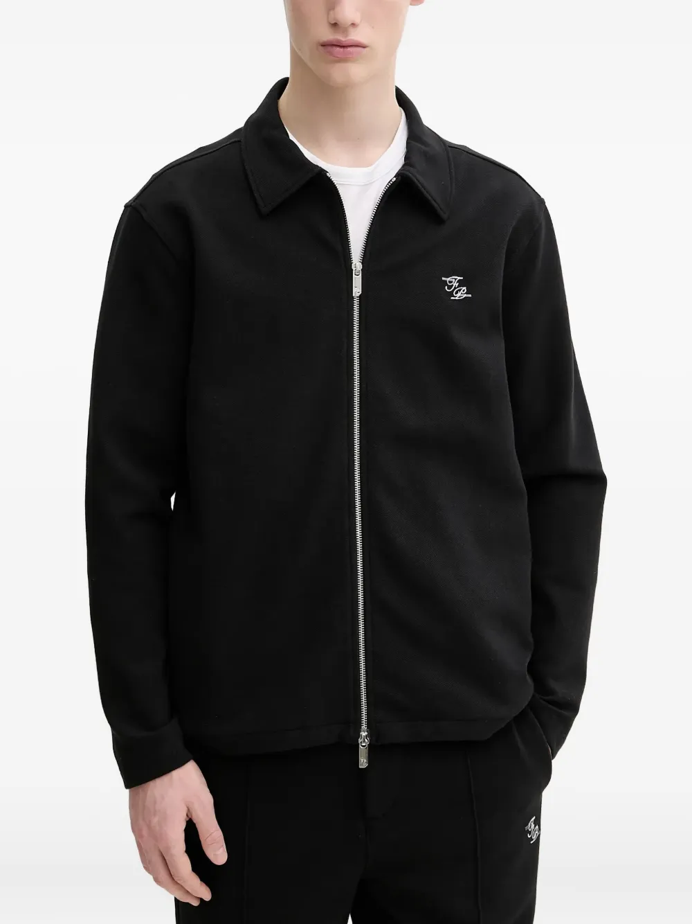

Куртка-рубашка на молнии Filling Pieces, черный