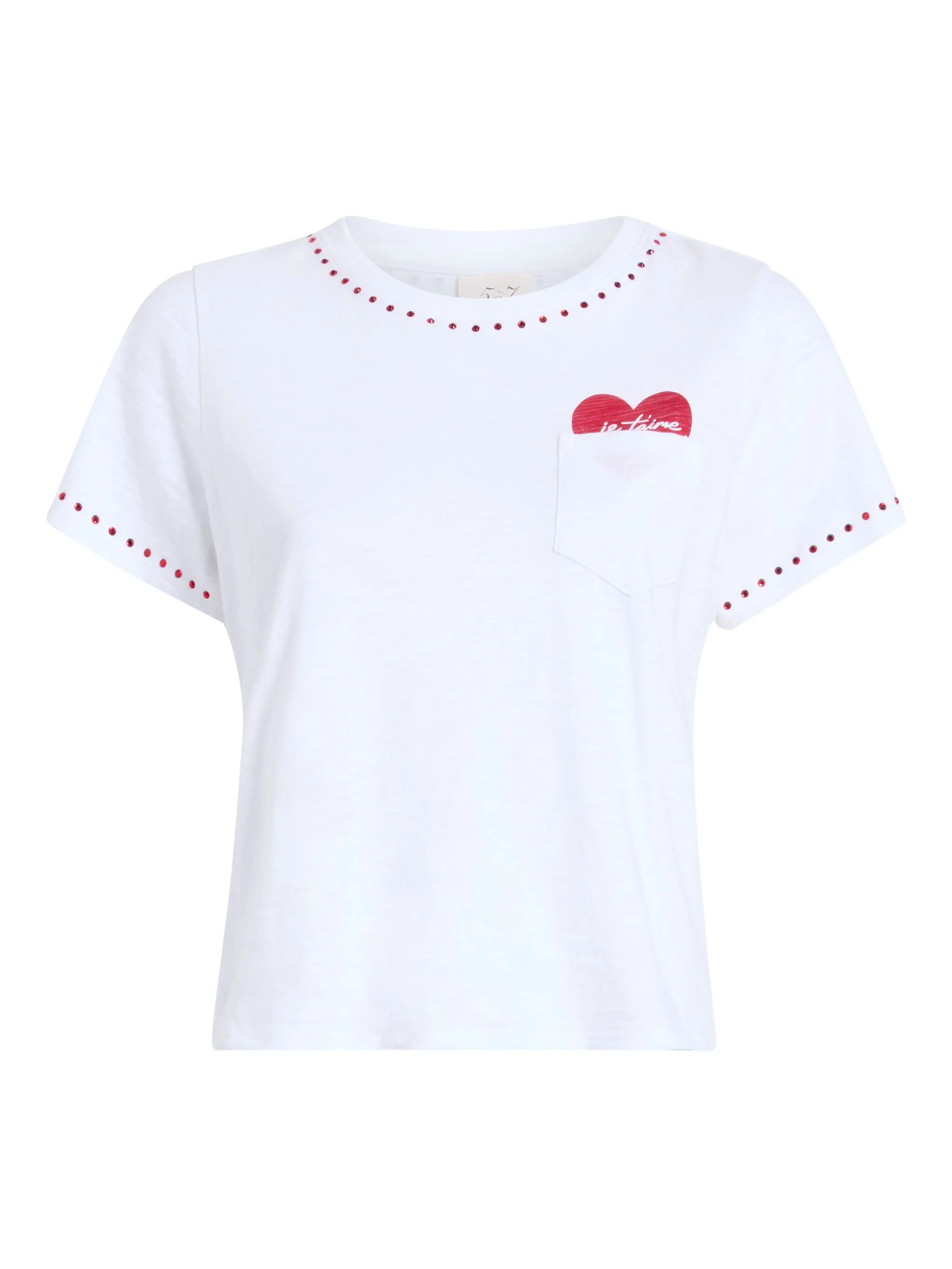 

Футболка с карманом Cinq A Sept, белый