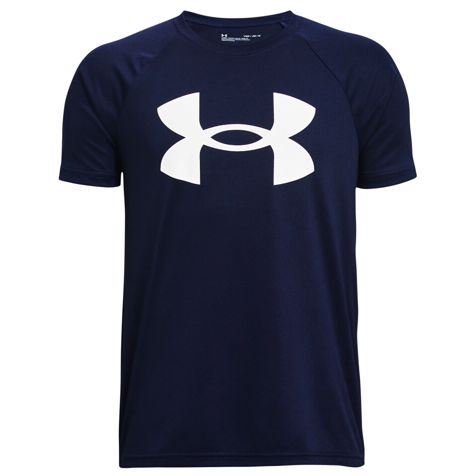 

Функциональная рубашка Under Armour Kid's Tech Big Logo S/S, цвет Midnight Navy