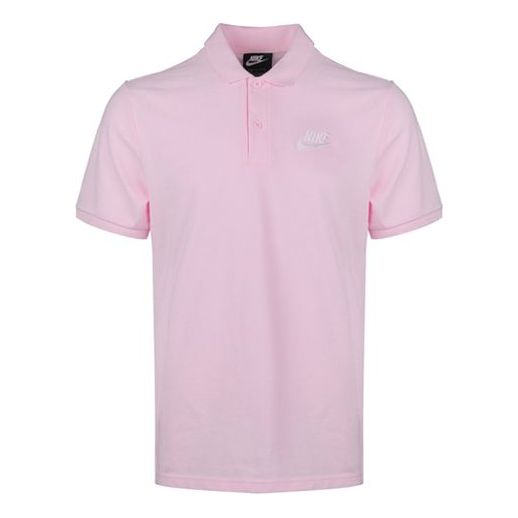 

Футболка men's casual short sleeve polo pink polo shirt Nike, розовый