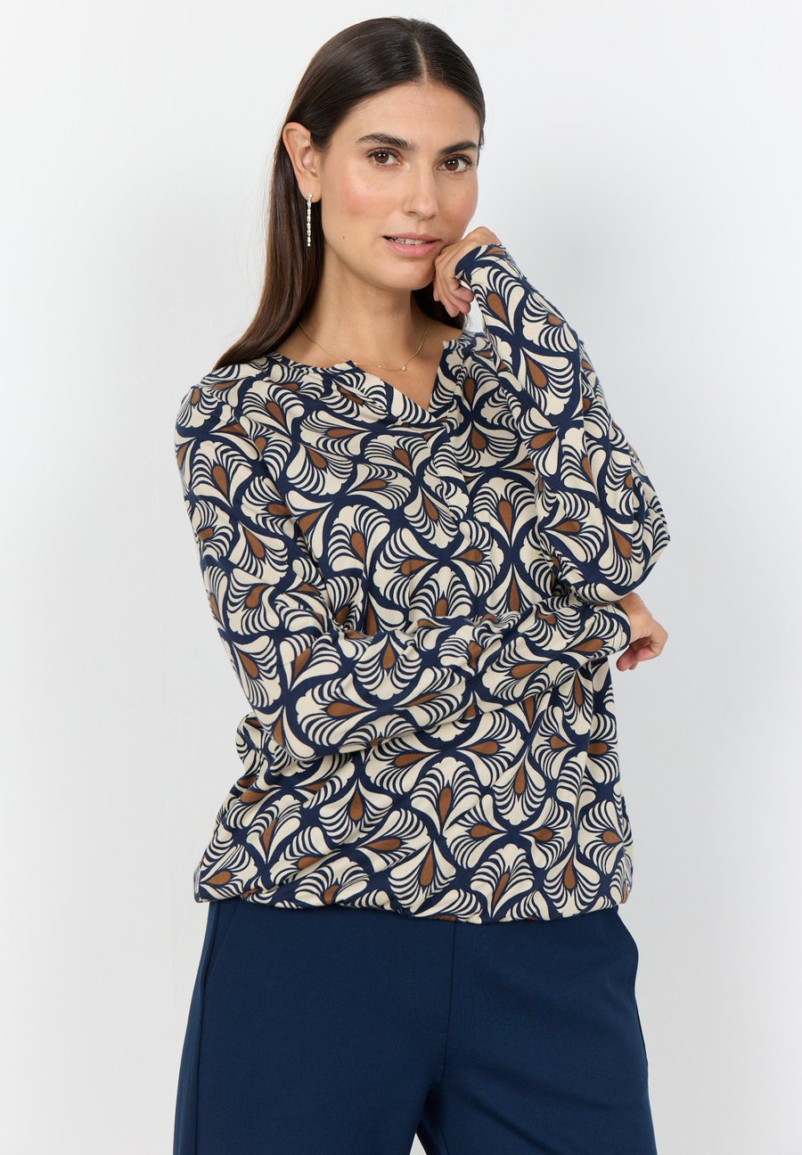 

Блуза Soyaconcept SC-FELICITY, Marine Beige/Dark Blue