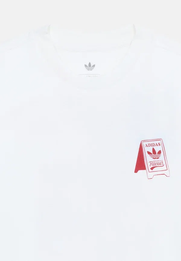 Футболка свободного кроя Adidas Originals, белый — фото 4