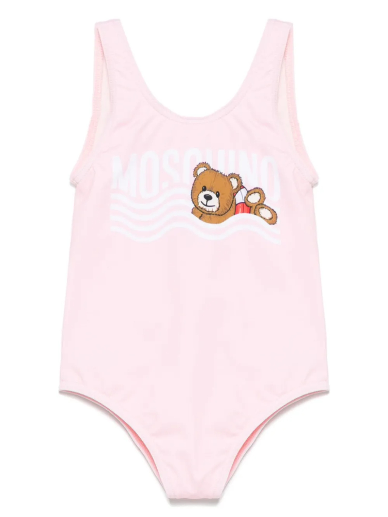 

Детский купальник с логотипом Moschino Moschino Kids, розовый