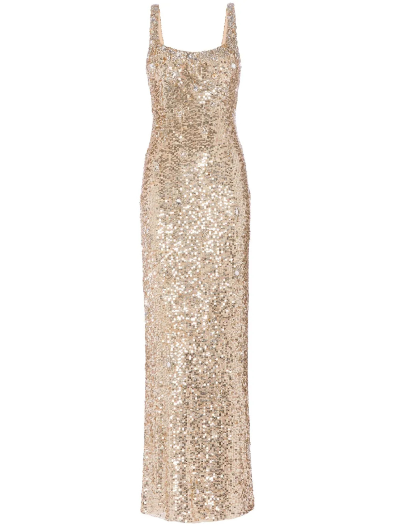 

Платье макси Ezra Jenny Packham, золотой