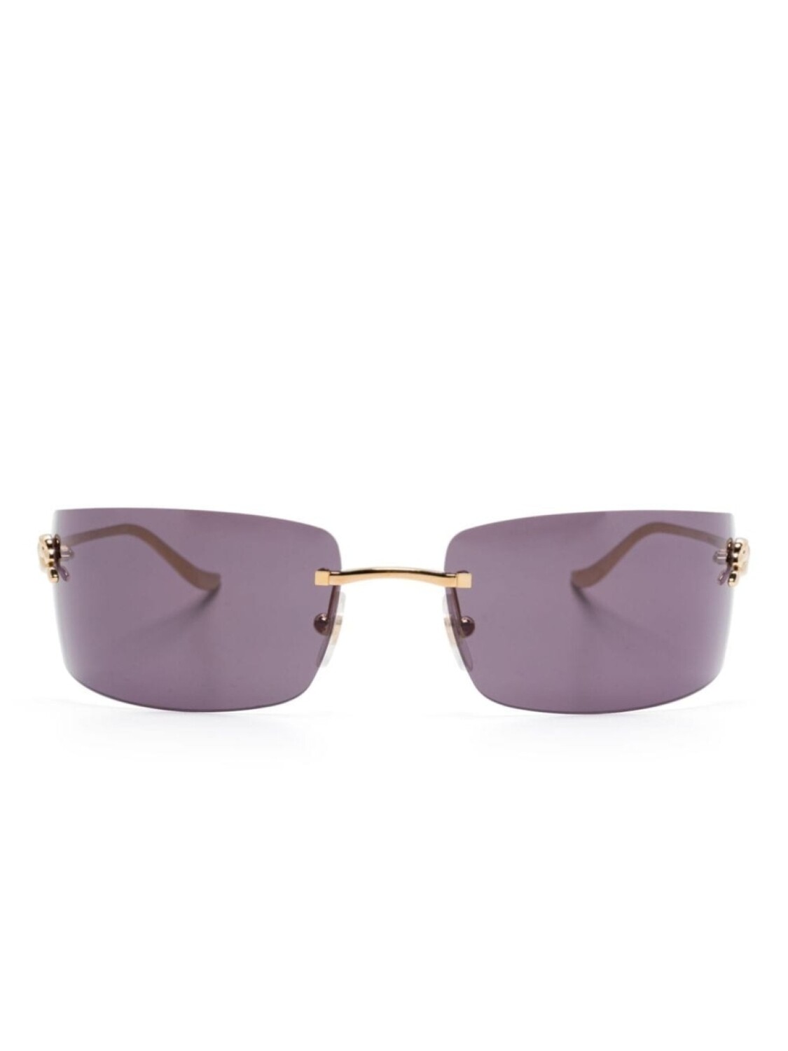 

Cartier Eyewear солнцезащитные очки Panthère, черный