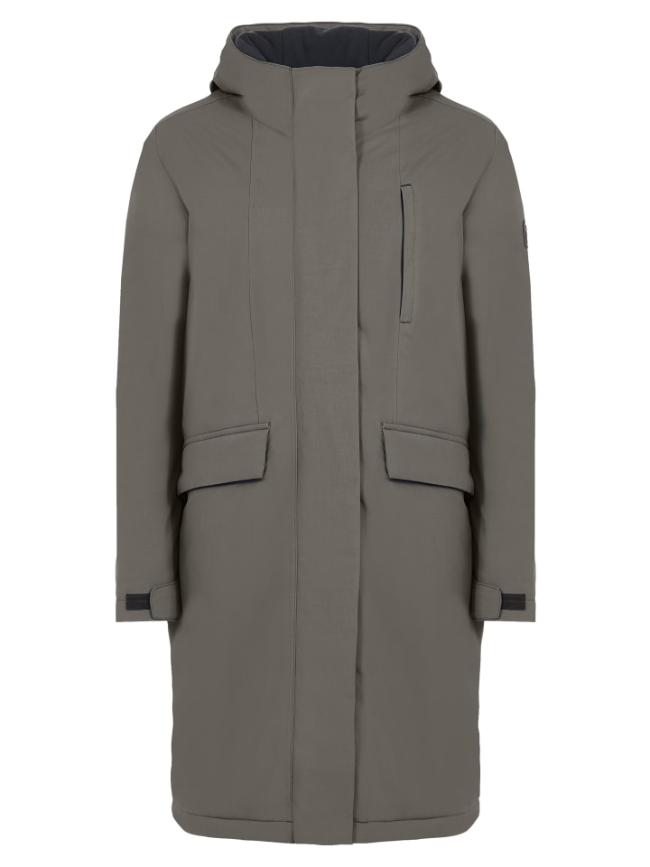 

Пуховик elkline Wintermantel oversize Berlin, хаки