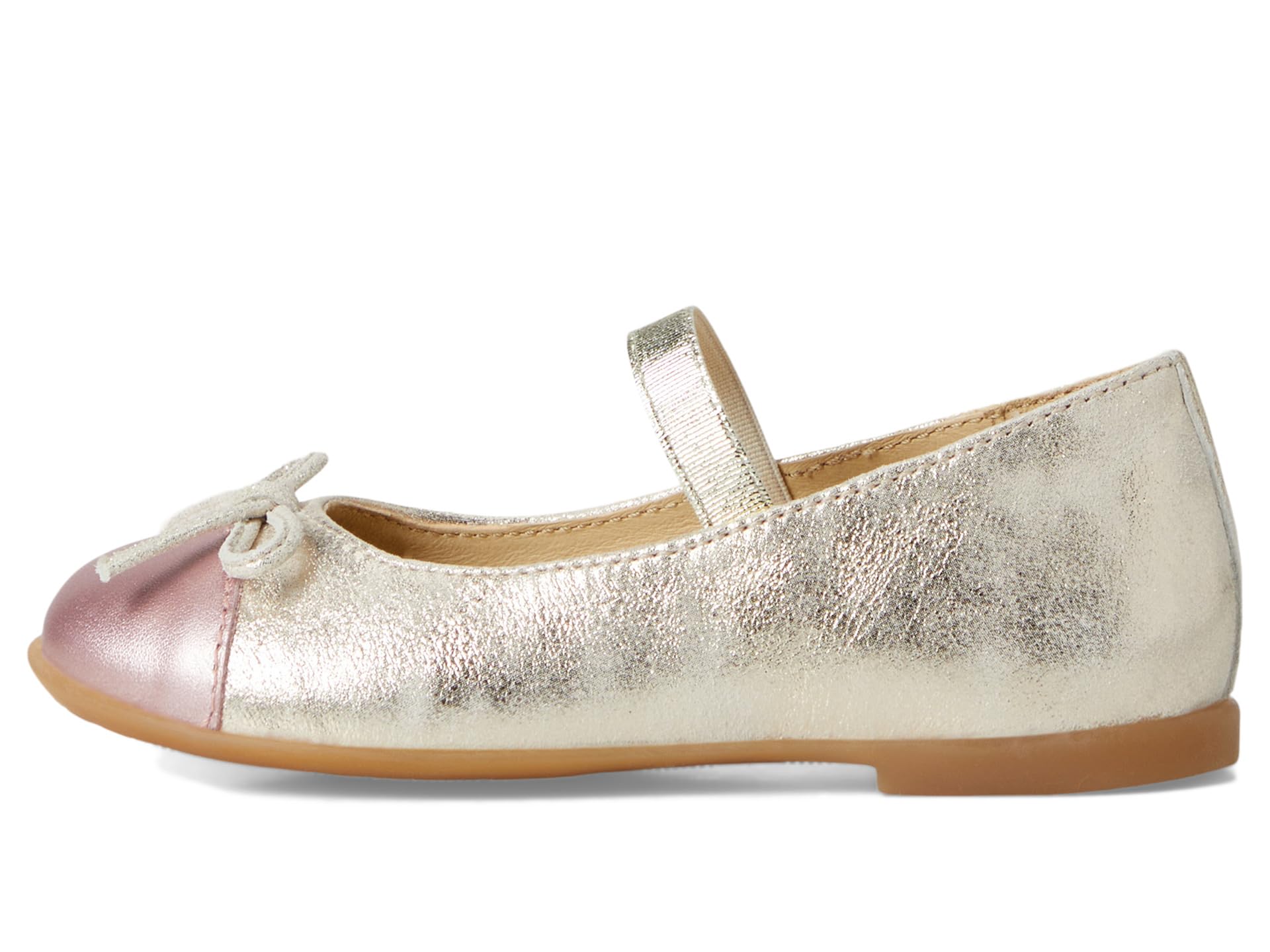 Туфли Naturino Croise Tip, цвет Platinum/Pink — фото 4
