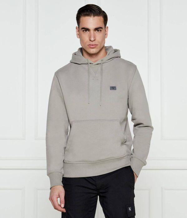 

Толстовка Calvin Klein Jeans Regular Fit с капюшоном, серый