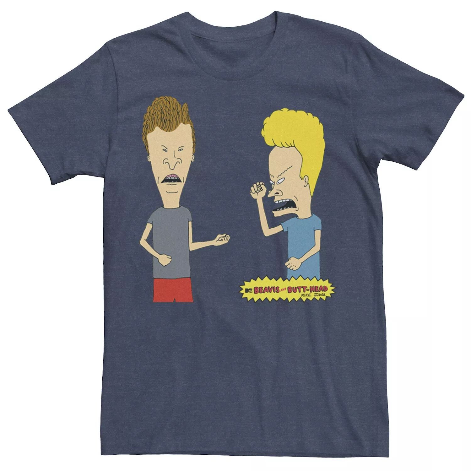 

Мужская футболка Beavis and Butthead Air Guitar Portrait Licensed Character