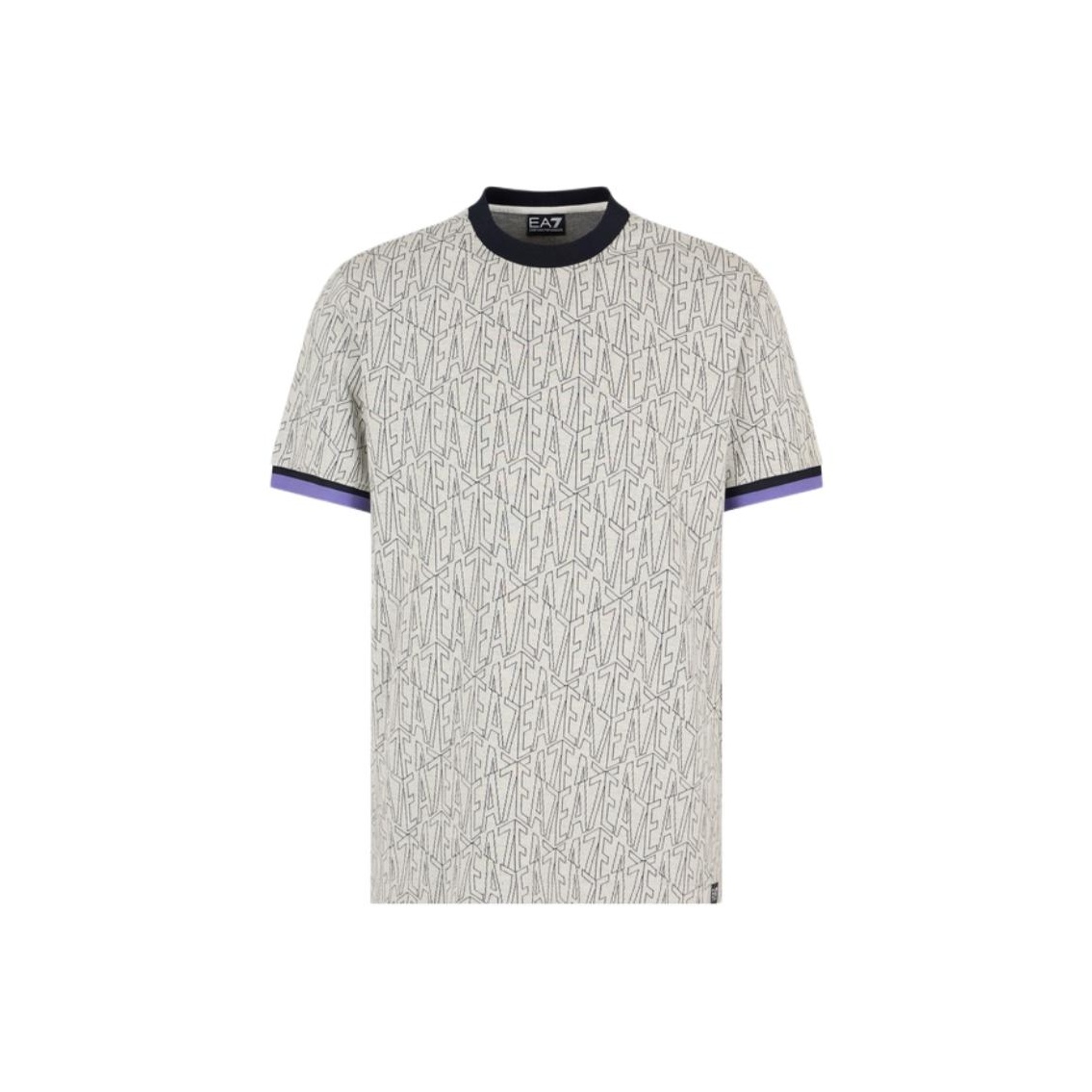 

EMPORIO ARMANI Футболка EA7 SS25 мужская молочно-белая, Белый, EMPORIO ARMANI Футболка EA7 SS25 мужская молочно-белая