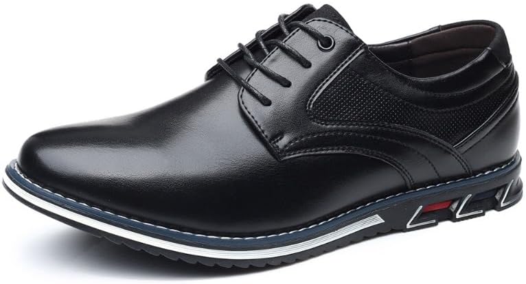 

Классические туфли Oxford Lisse для комфортного ношения в течение всего дня Swzec, черный