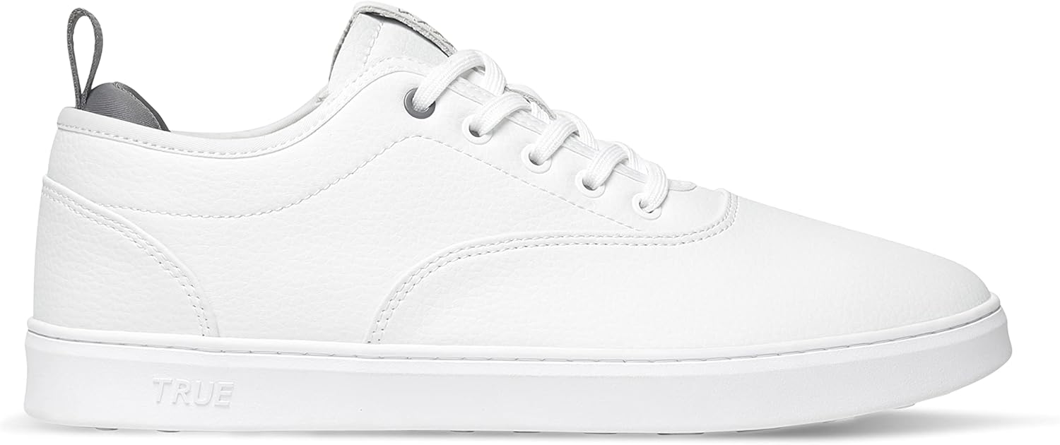 

Мужские кроссовки TRUE Linkswear FS-01 - водоотталкивающие, из экологичной натуральной кожи, классический стиль для круглосуточного ношения, белый